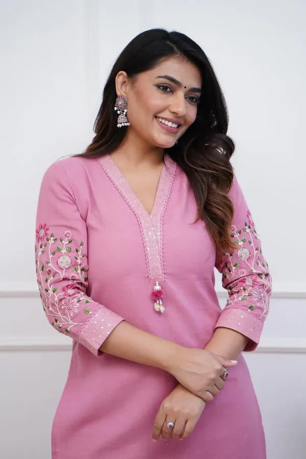 Rose_100%_Pure_Cotton_Kurta_Set_For_Women