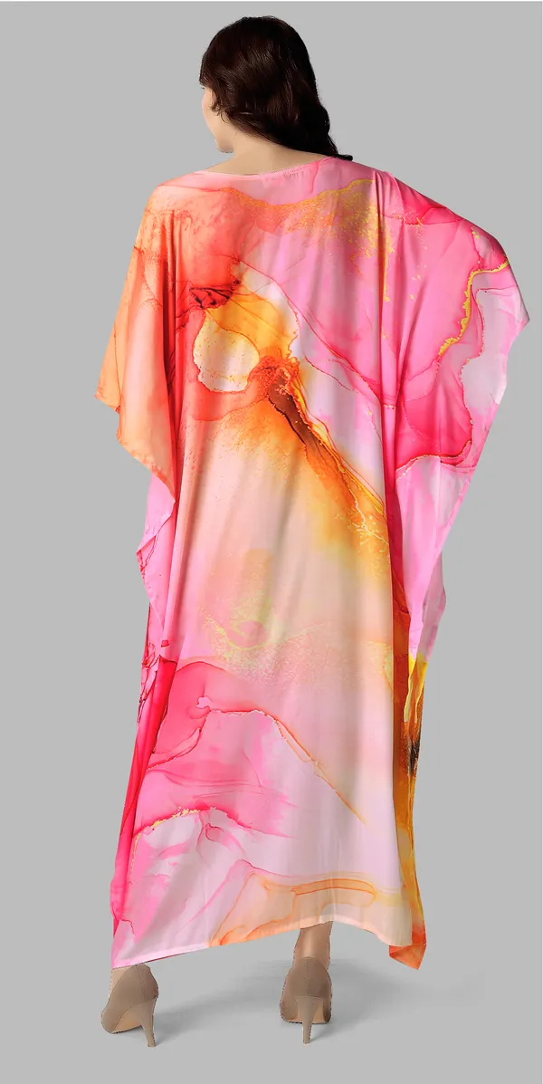 Solar_Bloom_Fluid_Art_Kaftan_Dress