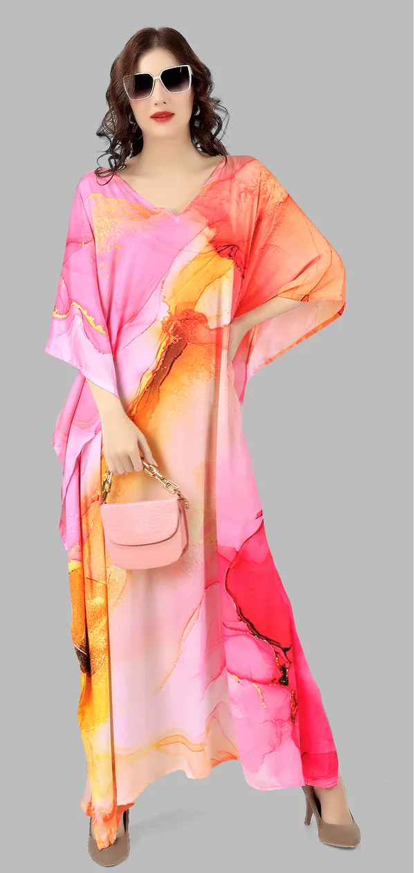 Solar_Bloom_Fluid_Art_Kaftan_Dress