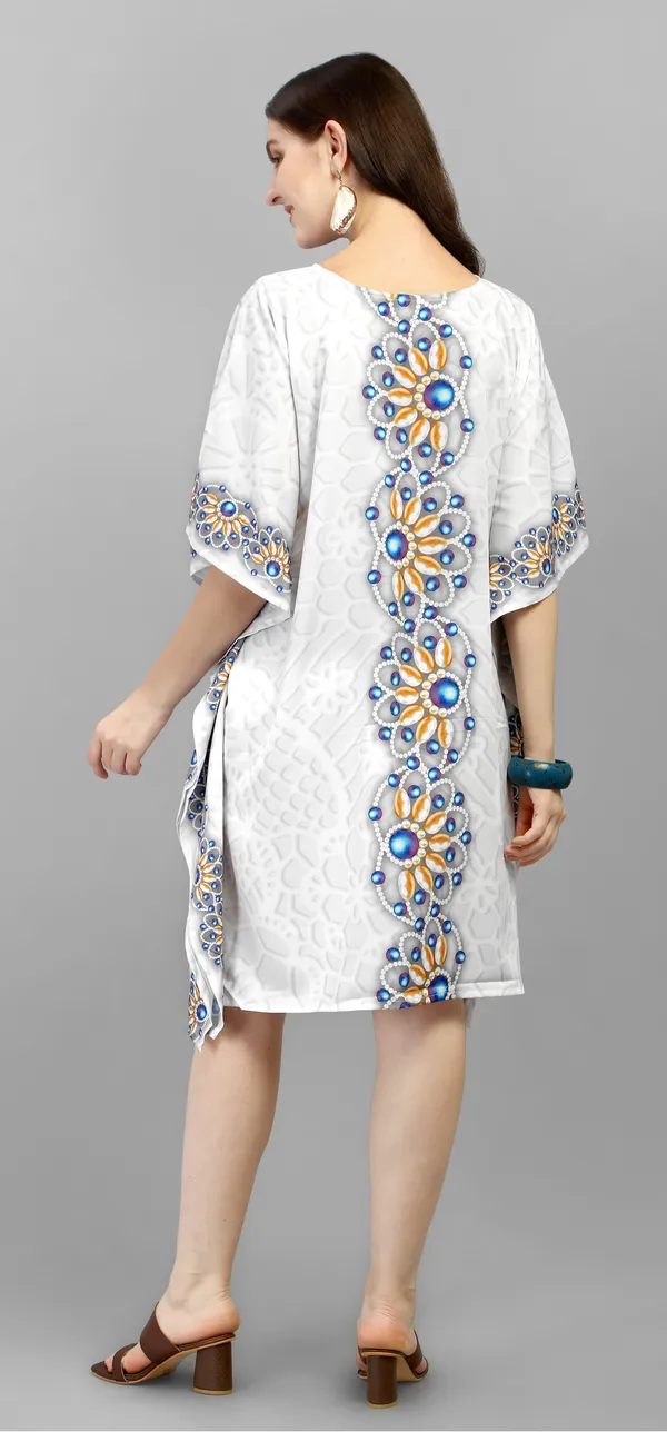 Radiant_Bloom_Printed_White_Kaftan_Dress