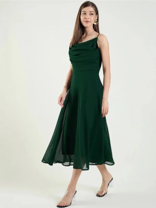 Green_Crepe_Premium_And_Elegant_Midi_Dress_For_Women