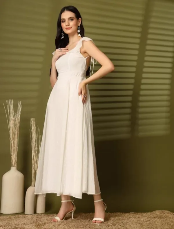 White_Crepe_Premium_And_Elegant_Long_Dress_For_Women