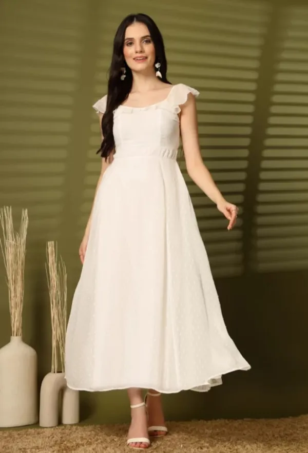 White_Crepe_Premium_And_Elegant_Long_Dress_For_Women
