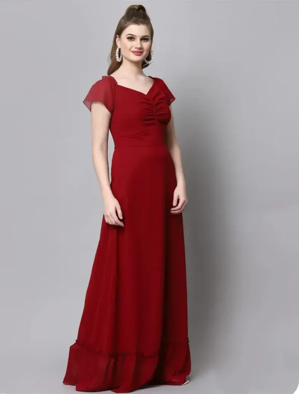Maroon_Georgette_Premium_And_Elegant_Long_Dress_For_Women