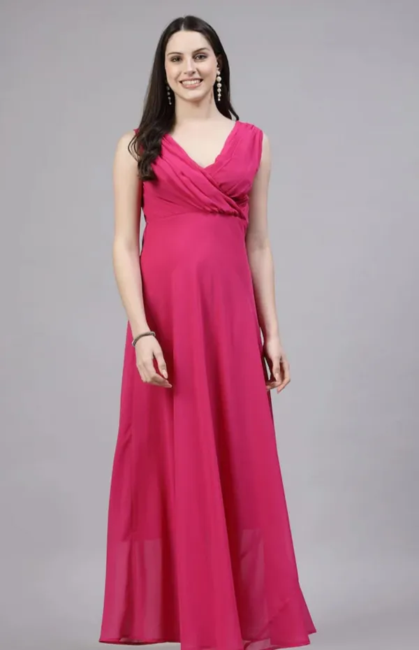 Pink_Crepe_Premium_And_Elegant_Long_Dress_For_Women