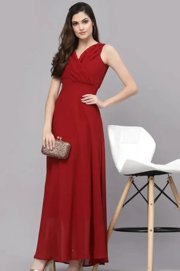 Maroon_Georgette_Premium_And_Elegant_Long_Dress_For_Women