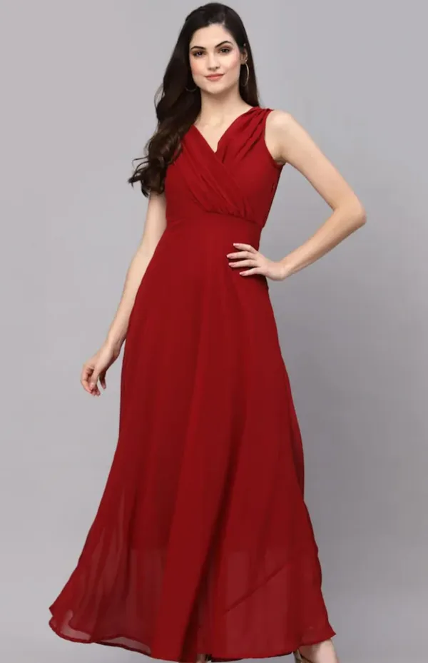 Maroon_Georgette_Premium_And_Elegant_Long_Dress_For_Women