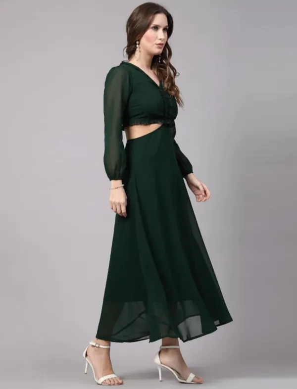 Green_Georgette_Premium_And_Elegant_Long_Dress_For_Women