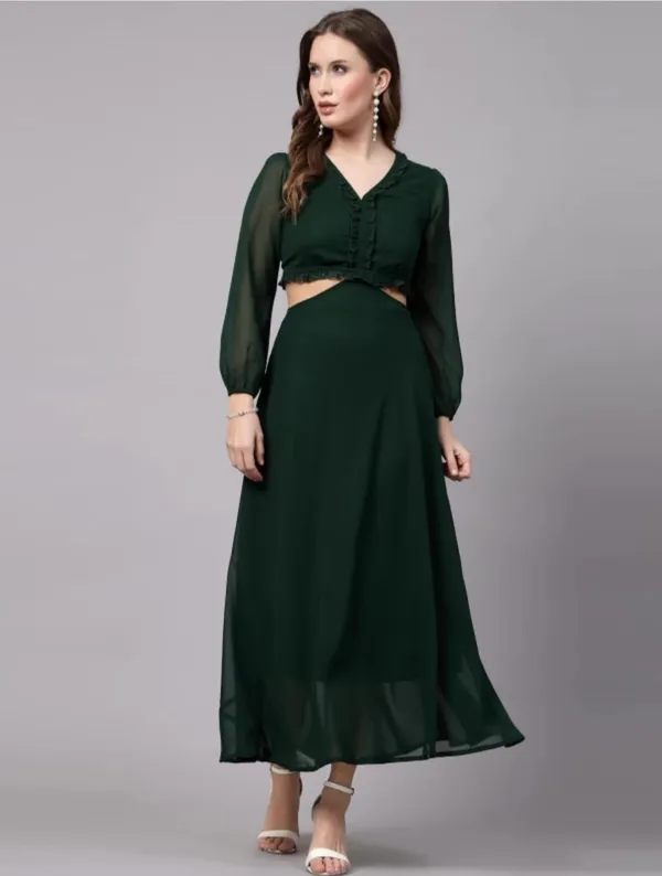 Green_Georgette_Premium_And_Elegant_Long_Dress_For_Women