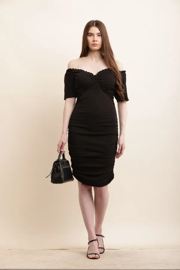 Black_Cotton_Lycra_Premium_And_Elegant_Mini_Dress_For_Women