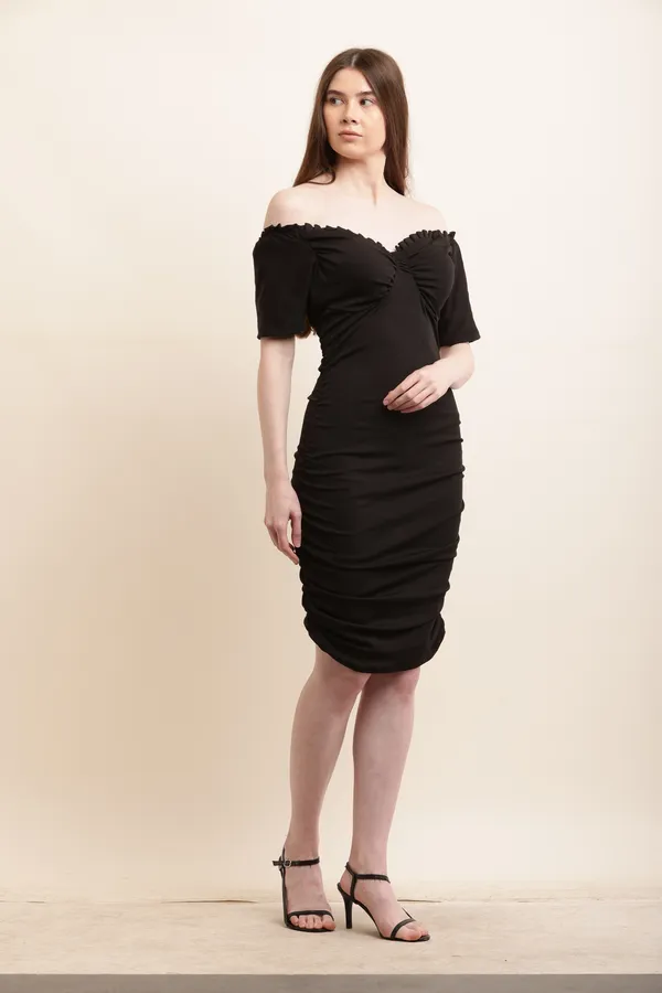 Black_Cotton_Lycra_Premium_And_Elegant_Mini_Dress_For_Women