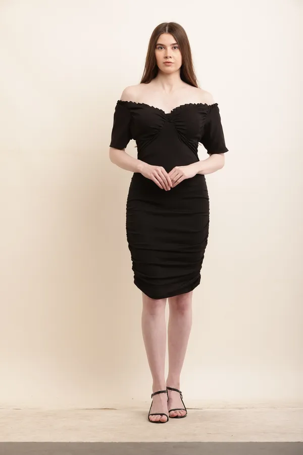 Black_Cotton_Lycra_Premium_And_Elegant_Mini_Dress_For_Women