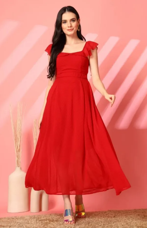 Red_Georgette_Premium_And_Elegant_Long_Dress_For_Women