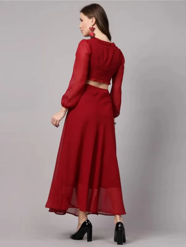 Maroon_Georgette_Premium_And_Elegant_Long_Dress_For_Women