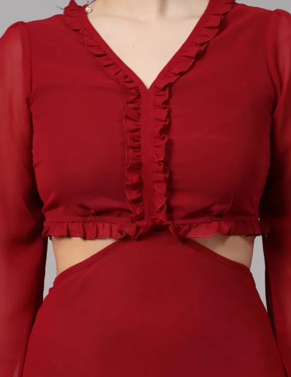 Maroon_Georgette_Premium_And_Elegant_Long_Dress_For_Women