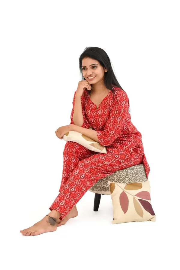 Red_Georgette_Premium_And_Elegant_Night_Suit_Set_For_Women