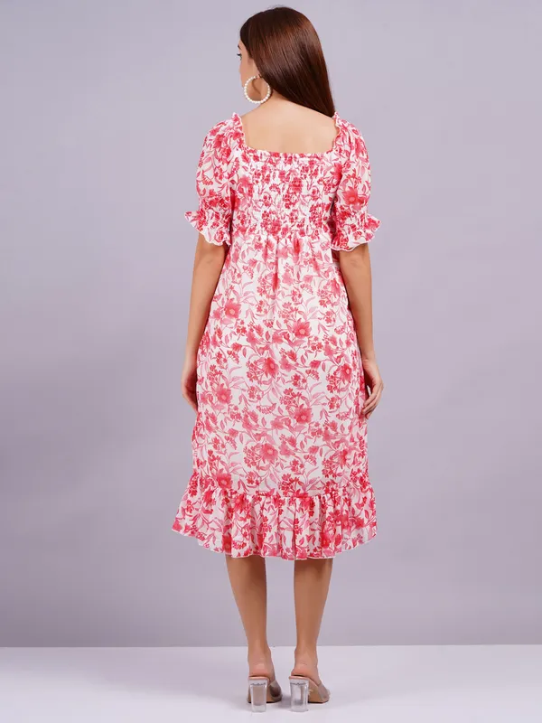 Red_Georgette_Premium_And_Elegant_Midi_Dress_For_Women