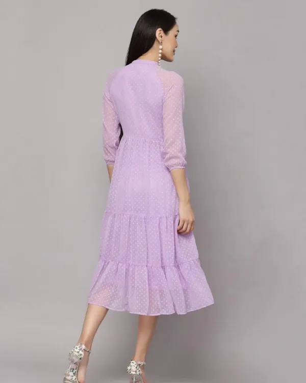 Lavender_Georgette_Premium_And_Elegant_Midi_Dress_For_Women