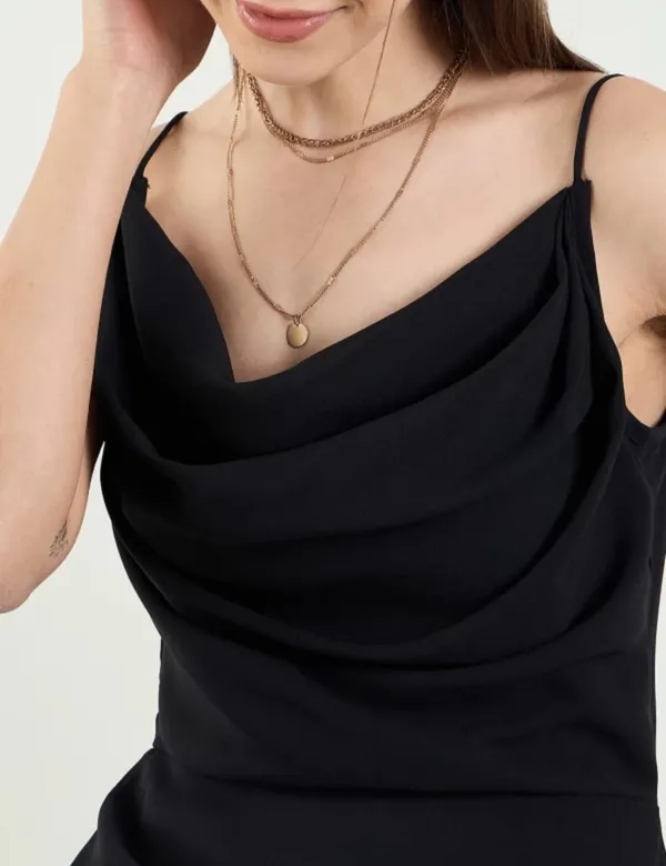 Black_Georgette_Premium_And_Elegant_Midi_Dress_For_Women
