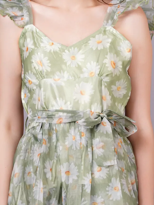 Green_Cotton_Premium_And_Elegant_Mini_Dress_For_Women