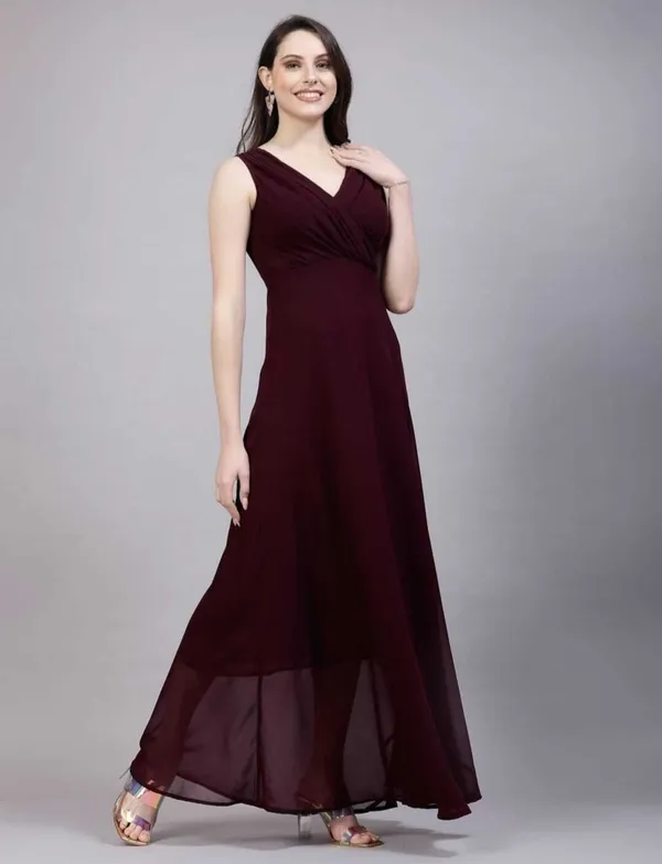 Wine_Georgette_Premium_And_Elegant_Long_Dress_For_Women