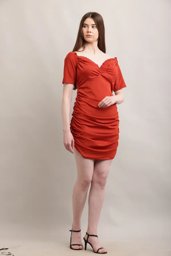 Red_Georgette_Premium_And_Elegant_Mini_Dress_For_Women