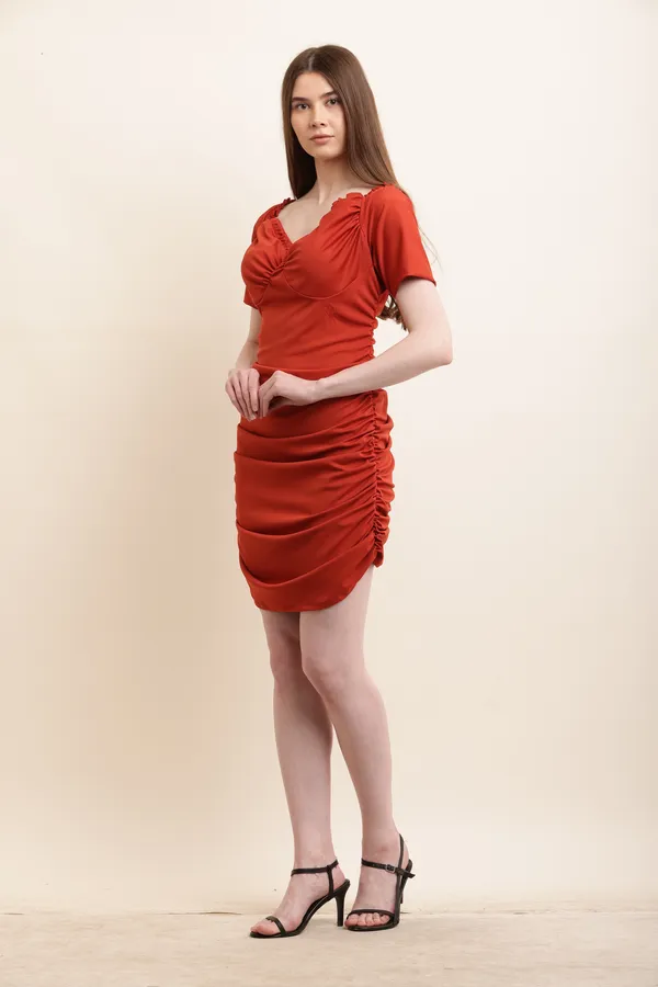 Red_Georgette_Premium_And_Elegant_Mini_Dress_For_Women
