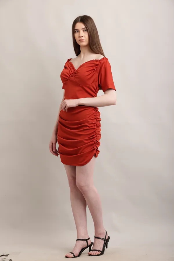 Red_Georgette_Premium_And_Elegant_Mini_Dress_For_Women