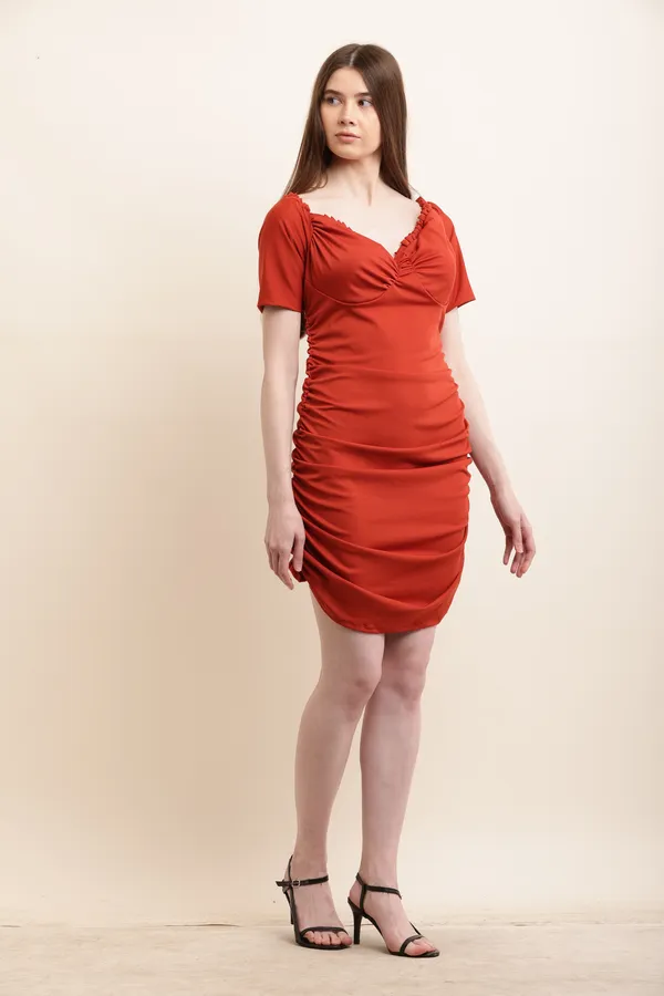 Red_Georgette_Premium_And_Elegant_Mini_Dress_For_Women