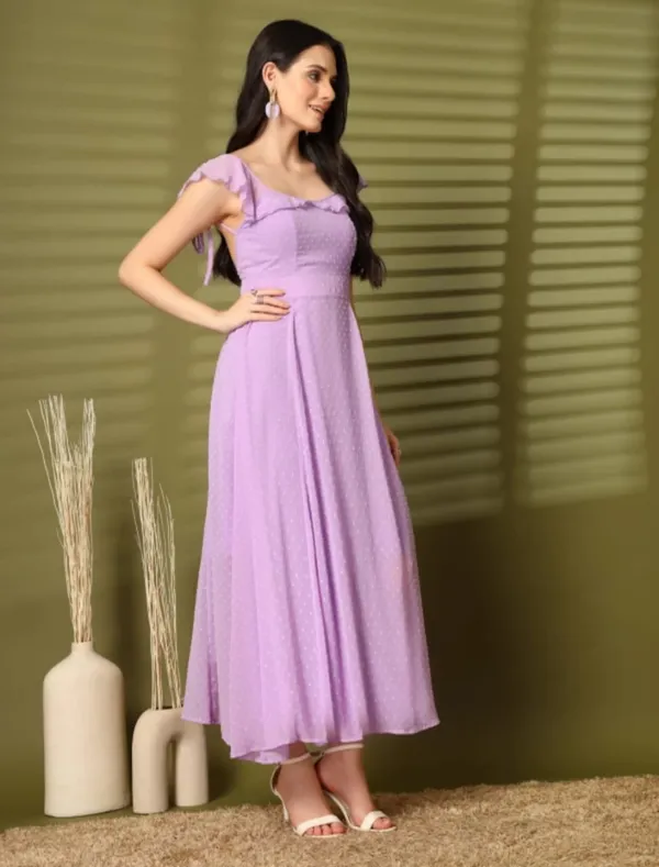 Lavender_Georgette_(Embroidery)_Premium_And_Elegant_Midi_Dress_For_Women