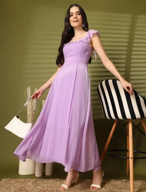 Lavender_Georgette_(Embroidery)_Premium_And_Elegant_Midi_Dress_For_Women