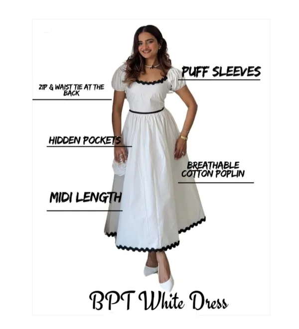 White_Cotton_Premium_And_Elegant_Midi_Dress_For_Women