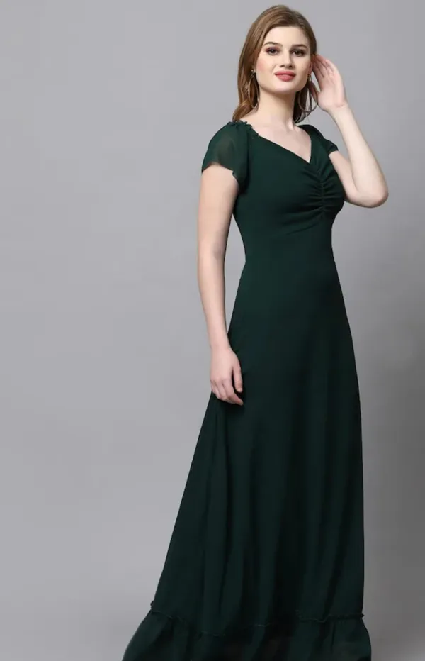 Green_Cotton_Premium_And_Elegant_Long_Dress_For_Women