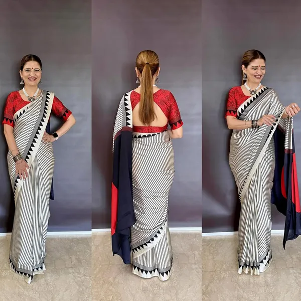 Exclusive_Black_&_White_Stripe_Ajrakh_Semi_gajji__Saree
