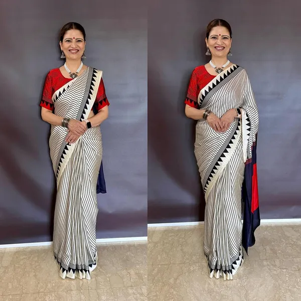 Exclusive_Black_&_White_Stripe_Ajrakh_Semi_gajji__Saree