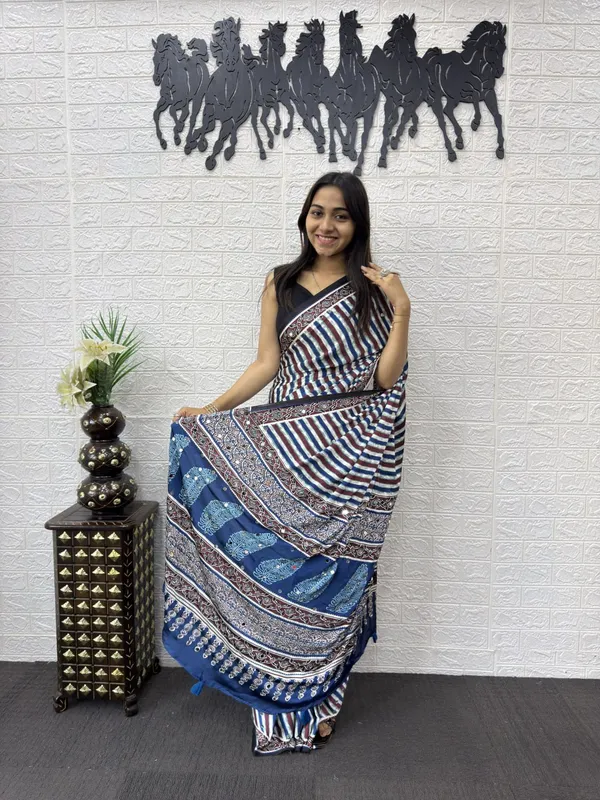 Japan_Satin_Silk_Saree_with_Real_Mirror_Work_&_Viscose_Latkan_Pallu_Border_