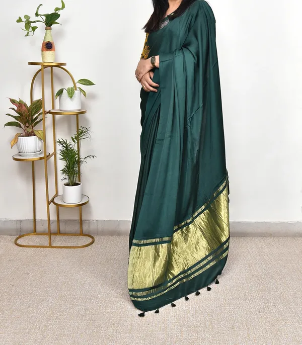 PLAIN_MODAL_SILK_SAREE_WITH_TISSUE_PALLU