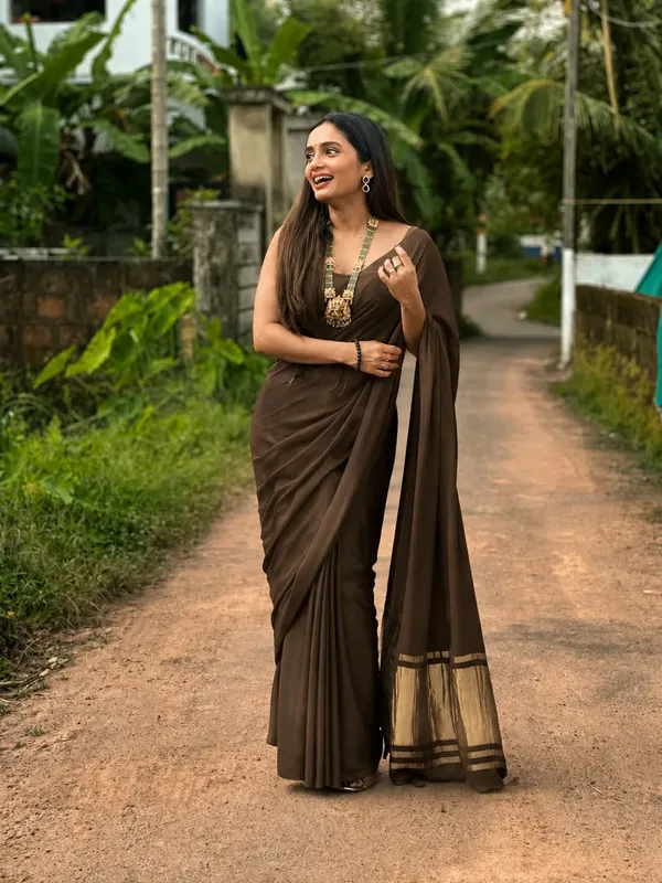 Pure_Gajji_Lagadi_Ptta__Ajrakh_Modal_Silk_Saree_With_Blouse_Pise_