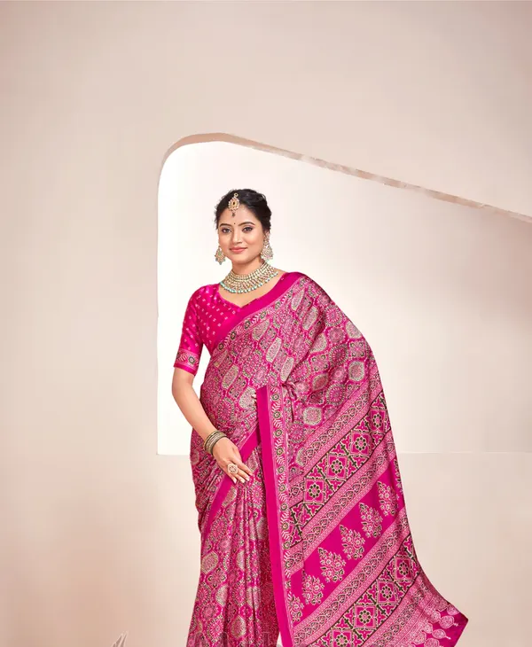 Rani_Ajrakh_Printed_Soft_Modal_Silk_Natural_Print_Saree