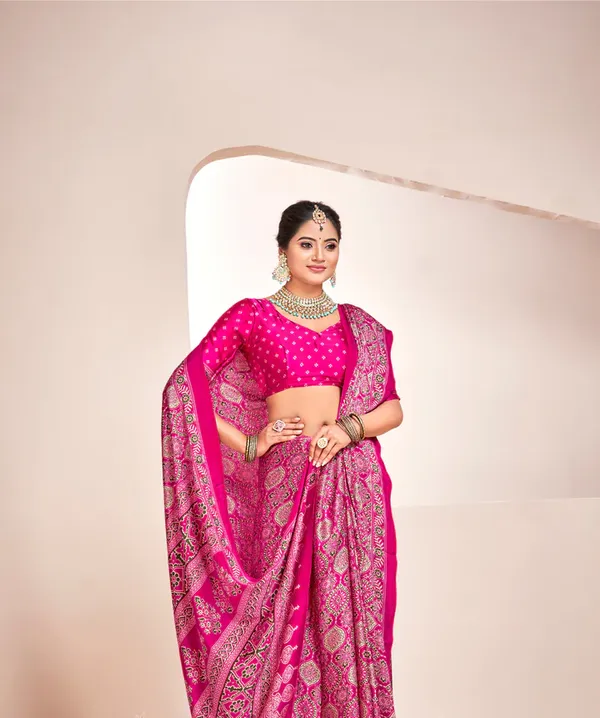 Rani_Ajrakh_Printed_Soft_Modal_Silk_Natural_Print_Saree