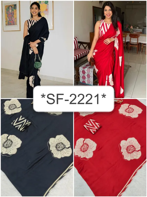Soft_Gajji_Red_Sattin_Crape_Silk_Floral_Printed_Celebrity_Inspired_Sarees.
