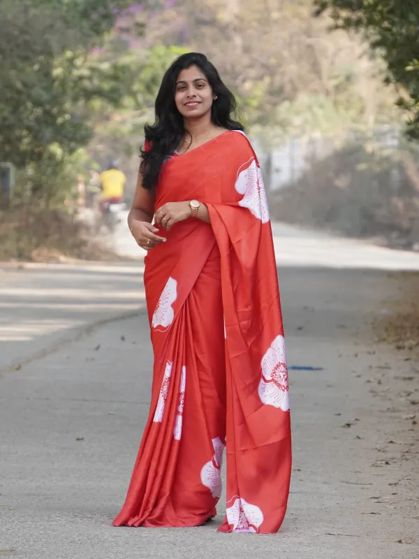 Stunning_Red_Satin_Saree_with_White_Floral_Design_–_Elegant_&_Graceful
