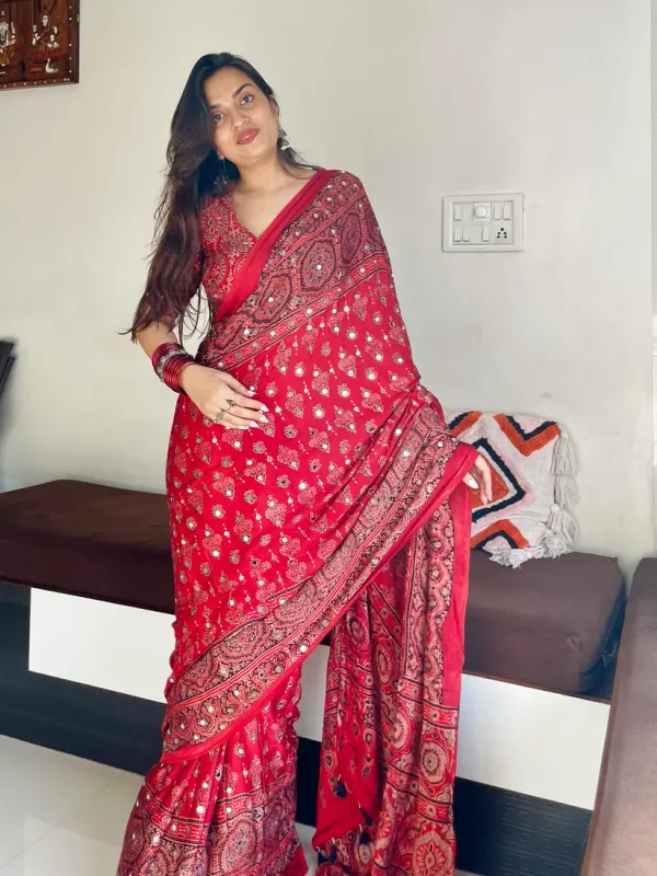Traditional_Red_Ajrakh_Print_Motifs_And_Real_Mirror_Work_Detailing.
