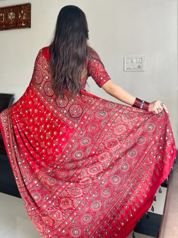 Traditional_Red_Ajrakh_Print_Motifs_And_Real_Mirror_Work_Detailing.