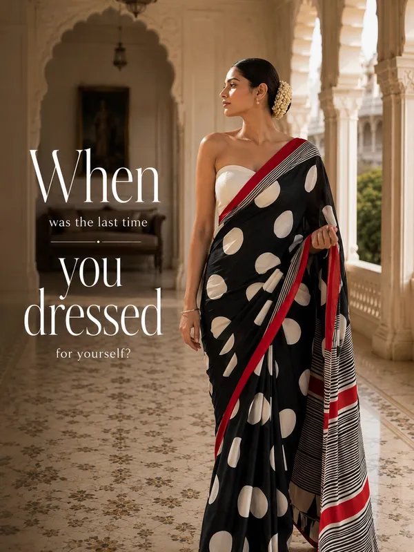 AJRAKH_MODAL_SILK_PREMUIM_SAREE_WITH_BLOUSE_PIECE