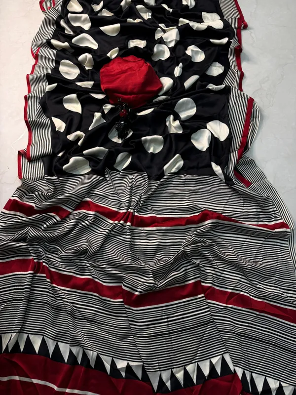 AJRAKH_MODAL_SILK_PREMUIM_SAREE_WITH_BLOUSE_PIECE