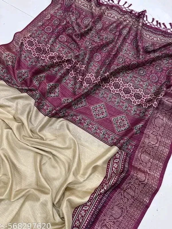 Traditional_Cream_and_Wine_Saree_with_Elegant_Golden_Weaving_and_Subtle_Border