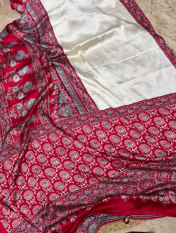 Vibrant_Red_Ajrakh_Pallu_Saree_–_Timeless_Elegance_in_Every_Drape