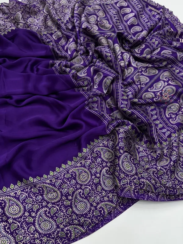 Purple_Ajrakh_Saree_with_Small_Keri_Motifs