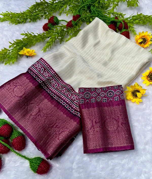 TRADITIONAL_WINE_COLOR_WITH_BEAUTIFULL_GOLDEN_WEVING_SAREE_WITH_LESS_BORDER